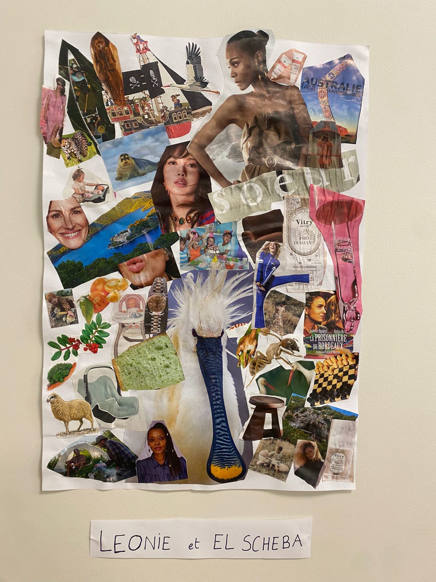 collage à la garderie